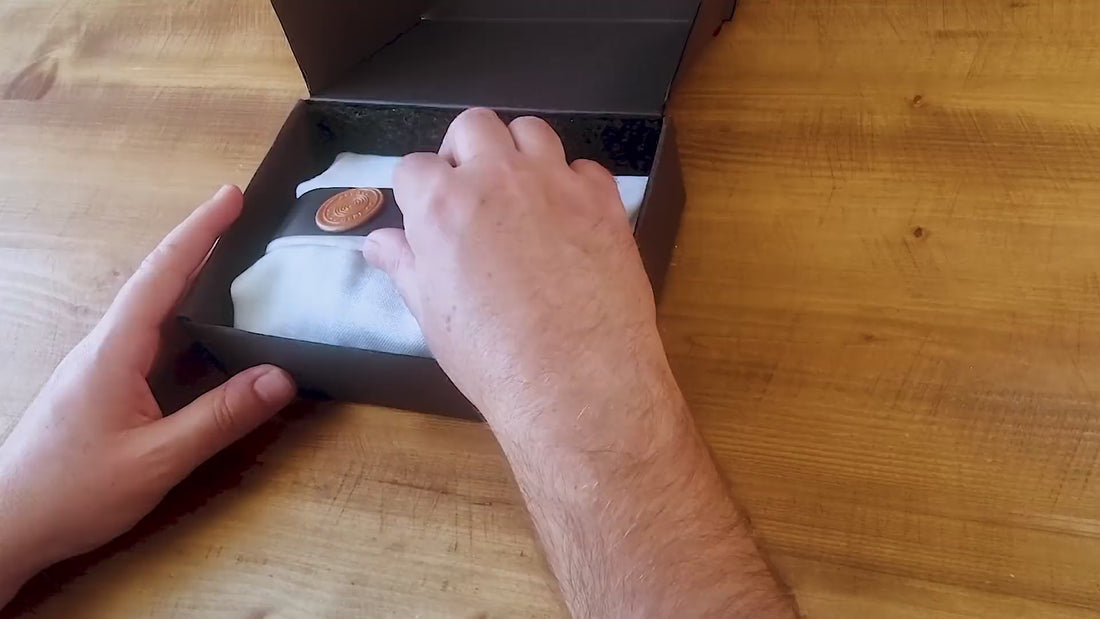 Short video showing the Kit of Here being opened and its handcrafted contents revealed.